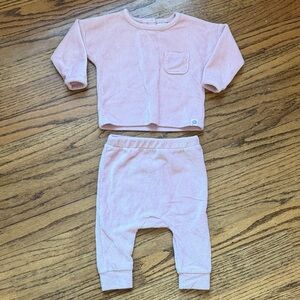 Gerber Modern Moments Soft Pink Baby Outfit